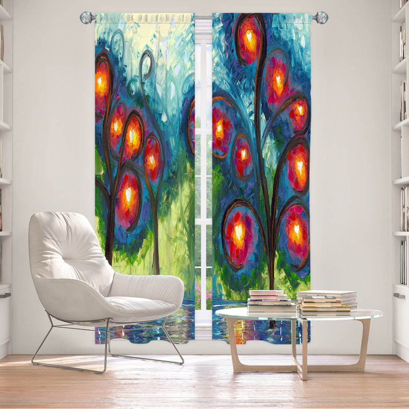 Jenavieve Room Darkening Curtain, 20" W x 82" L