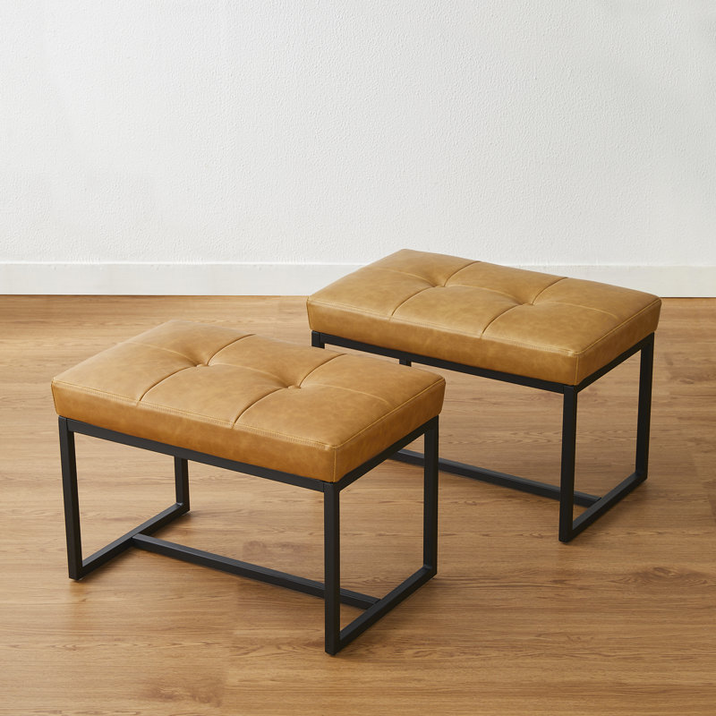 Tabouret d'appoint Buren, Brun
