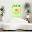 Art mural «Fried Egg Bold Organic Vibrant»-2070204526