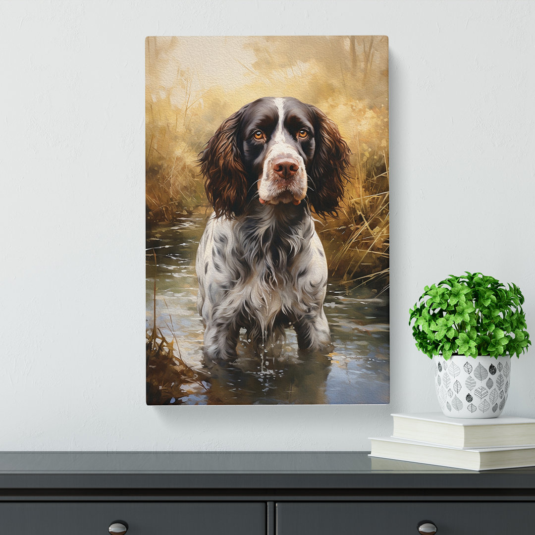 English Springer Spaniel Informel - Wrapped Canvas