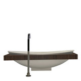 Suave 78.75'' L Freestanding Soaking Bathtub