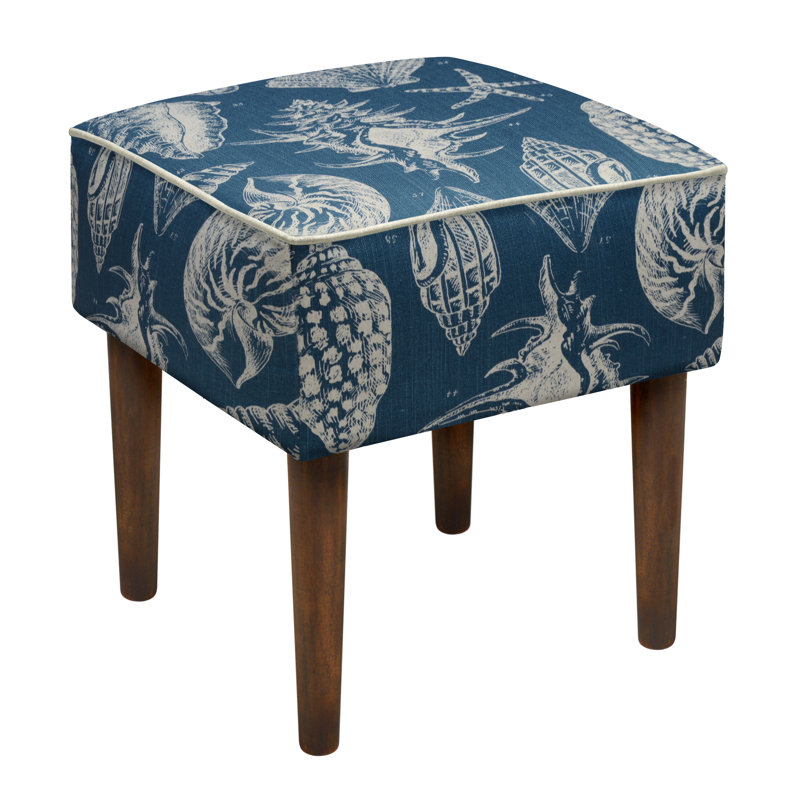 Tabouret de coiffeuse Makai, Bleu marine
