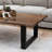Minatare Solid Wood Top Single Coffee Table