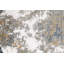 Tapis brun / bleu / blanc rectangulaire noué à la main 4 pi 1 po x 6 pi 7 po
