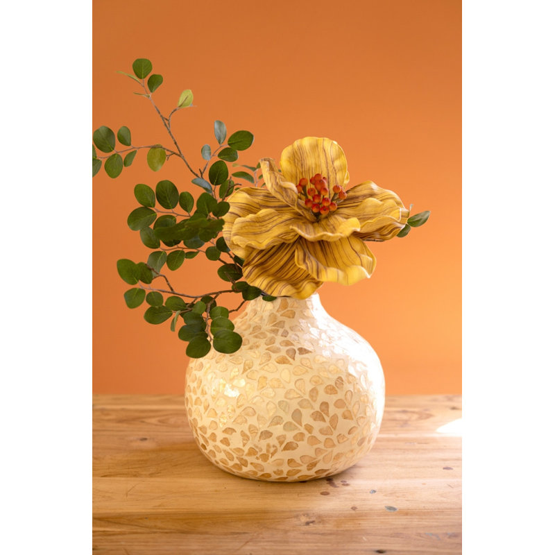  Ensemble de 2 vases décoratifs en bambou Spun