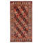 Tapis brun Kayseri unique fait à la main de conception unique 5 pi 1 po x 9 pi 8 po