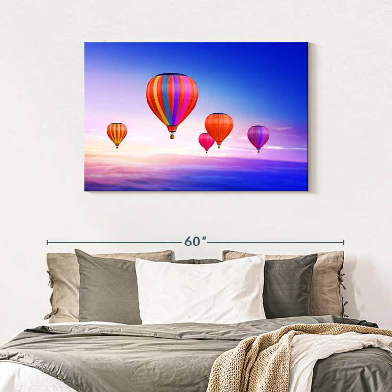 Mehar Hot Air Balloon Scenery, 30" H x 45" W