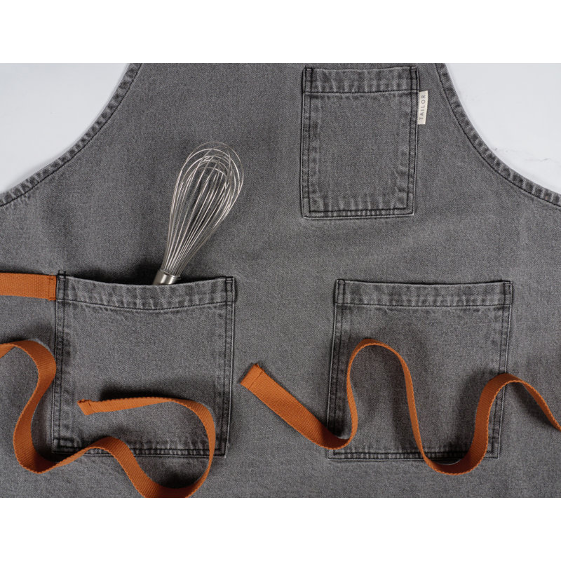 Tablier KAF Home Denim Tailor, Gris