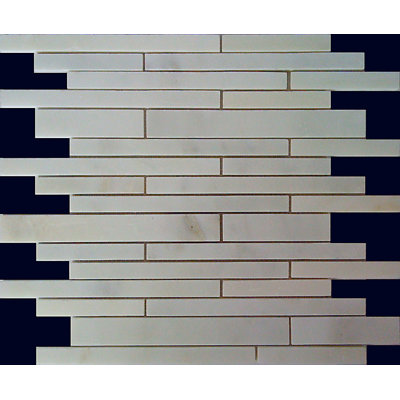 Carreau de marbre et de plancher à bord droit en mosaïque