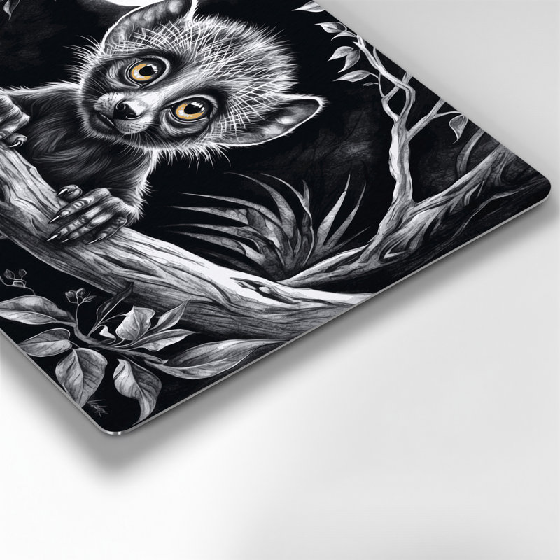 Art mural en métal faune, H 12 po x l 18 po