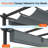 13 Ft. W X 10 Ft. D Aluminium Pergola With Canopy
