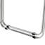 Chaise pliante avec chaises transparentes et chaise empilable en cristal empilable