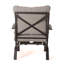 Ensemble de 4 chaises berçantes d'extérieur en métal de qualité supérieure pour la détente