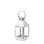 Dapper Small Lantern | Modern Black Iron Candle Holder