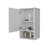 White Medicine Cabinet With One Door