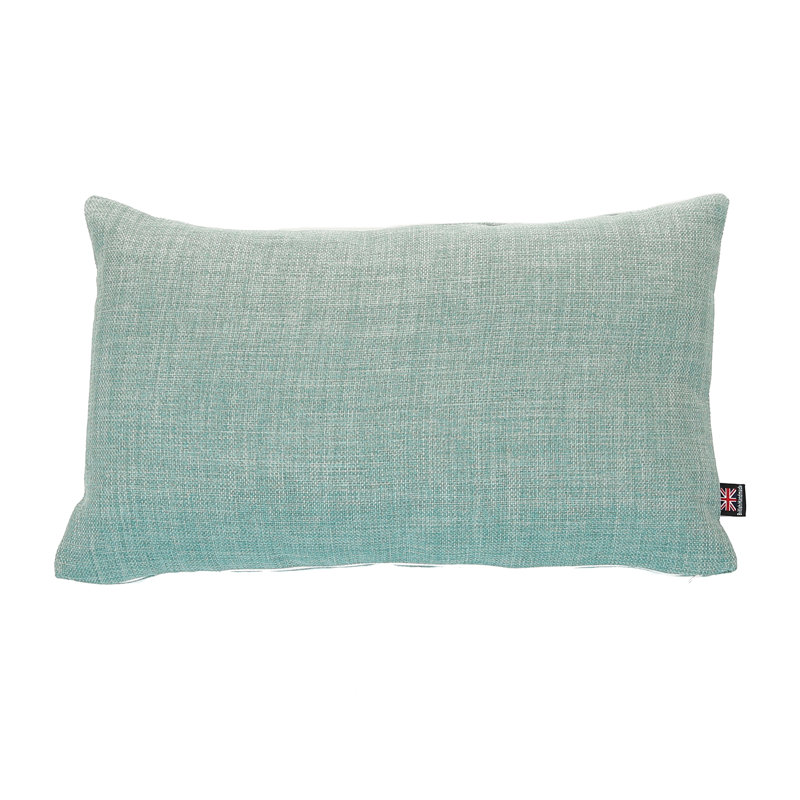 Mitre Rectangular Throw Cushion, Duck Egg