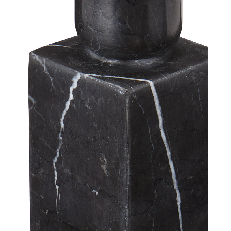 Lithos Candlestick, Black