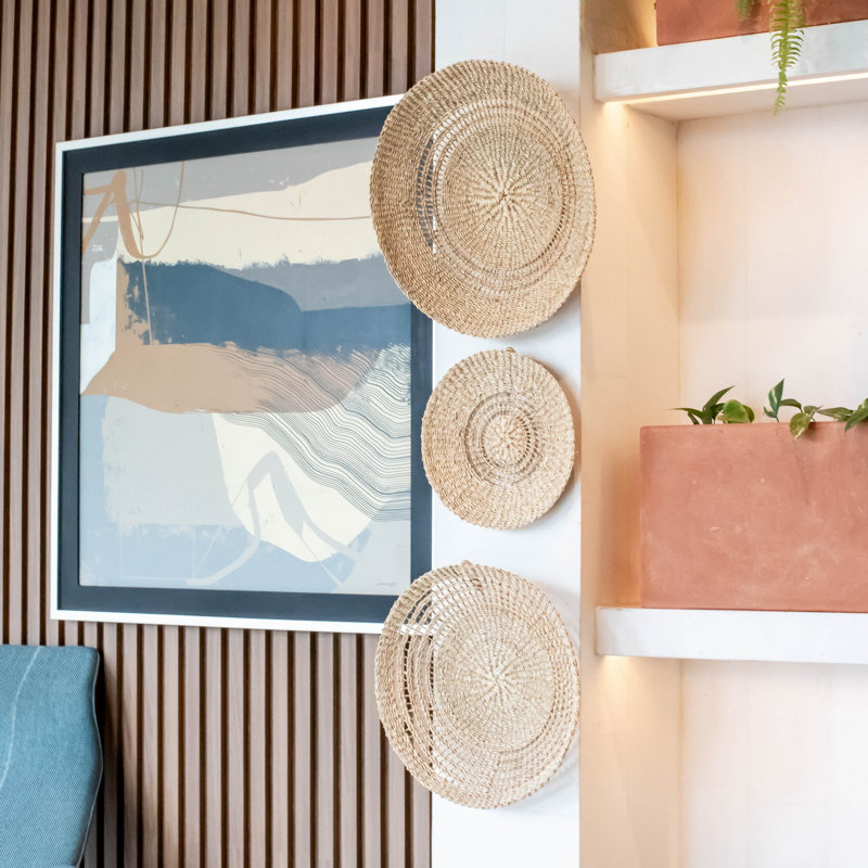 Large Open Weave Wall Basket