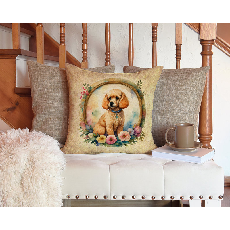 Coussin décoratif, H 14 po x l 14 po x P 3 po