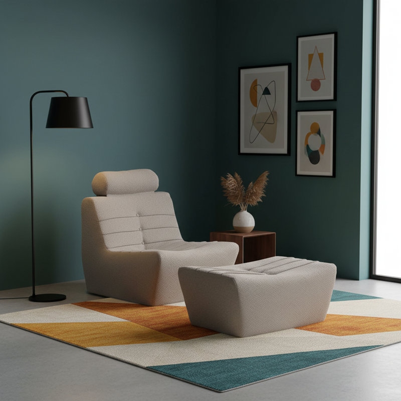 Suvetha Upholstered Accent Chair, Grey