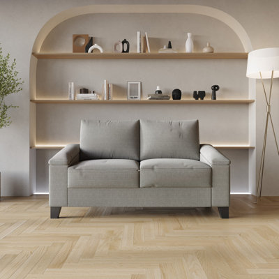 Jacqualyn Fabric 57.87'' Reception Loveseat