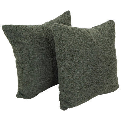 Coussins en fourrure de polyester 17 pouces
