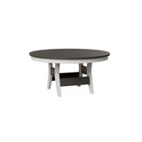 Berlin Gardens Harbor Regular Top With White Base Round Bar Table