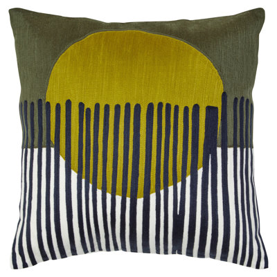 Dequisha Striped Square Cushion