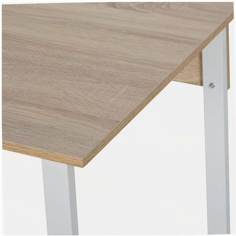Bureau d'ordinateur 88 po pour 2 personnes avec tablettes de rangement
