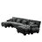 Chenille Modular Sectional Sofa, Oversized U Shape Cloud Couch With 2 Ottomans,Combined 4 Seater Comfy Sofa With Bolster Armrest Pillows-120241311-108146771