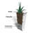 Anastasiya Tall Resin Planter with Water Reservoir-1432250486-1432279780