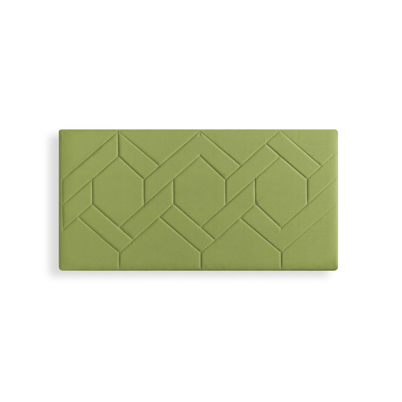 Upholstered Headboard, Green, Single (3')