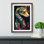 Python Constructivism - Framed Print