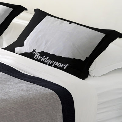 Pink/Purple/Yellow/Gray/Teal/Black/Blue/Green/Violet/Orange/Red Polyester Microfiber Piece Sham
