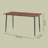 55.1'' W Modern Rectangular Dining Kitchen Table for 4-6 Seats-1774935340