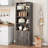Tall Bookcase, Wooden 6 Shelf Bookshelves-1117535488