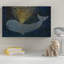 « gold spraying baleine », art sur toile-32709887