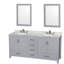 Sheffield 72" Double Bathroom Vanity Set with Mirror-1904524700-1904524702-2086267449