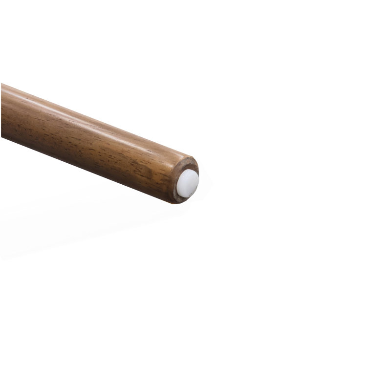 Ensemble de 2 tabourets de comptoir rembourrés en bois Olivia, Noyer