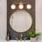 3-Light Dimmable Bathroom Vanity Light