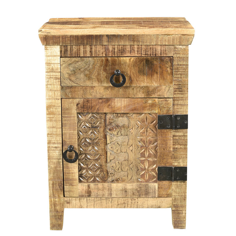 Ridder 21'' W Solid Wood Nightstand