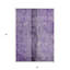 Tapis d'extérieur lavable abstrait mauve et lavande 3 pi x 5 pi