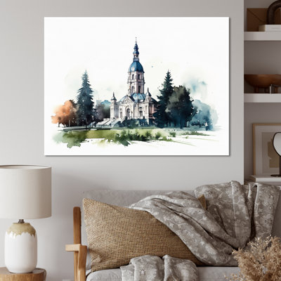«Rosebrugh Blue and Green Munich In Golden Splendor», reproduction sur toile