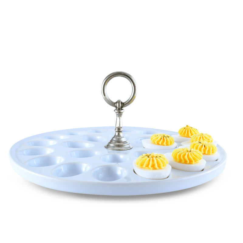 Medici Living Stoneware Egg Platter
