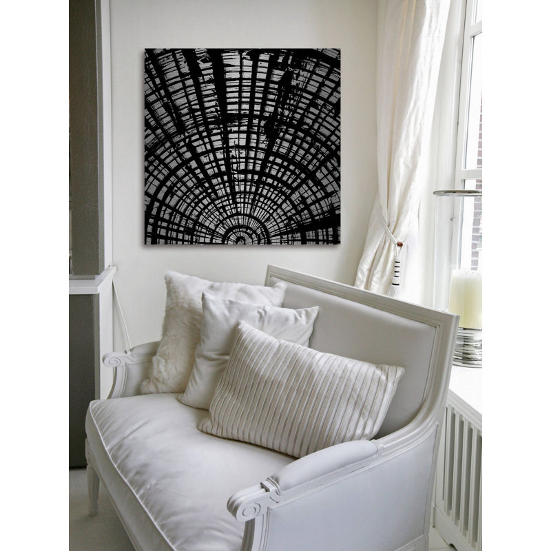 « grand expansion », reproduction d’art sur aluminium brossé, H 24 po x l 24 po x P 1,5 po