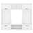 4In1 Detachable Hall Tree With Storage And 7 Hooks, Multiple Functions Hallway Coat Rack With Storage Drawers And Cabinet, White  Shoe Bench For Entryway Hallway-179347654