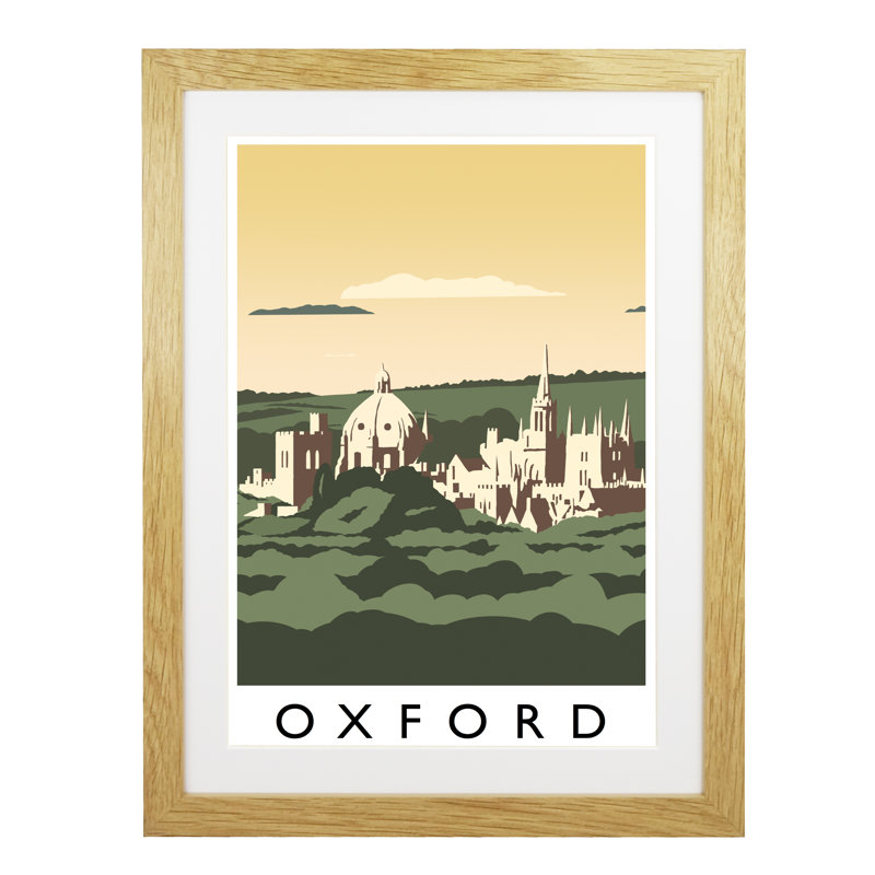 Richard O'Neil - Print, Oak Wood Frame, 43.5 cm H x 33.5 cm W x 2.2 cm D