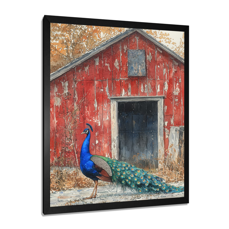 Innis - animaux, impressions sur toile, H 44 po x l 34 po, Noir, Reproduction encadrée d'une seule photo