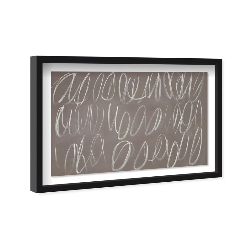 Oliver Gal Coastal Mirage II Abstract - Luxury Shadowbox Framed Wall Art, 17.5" H x 25.5" W, Black