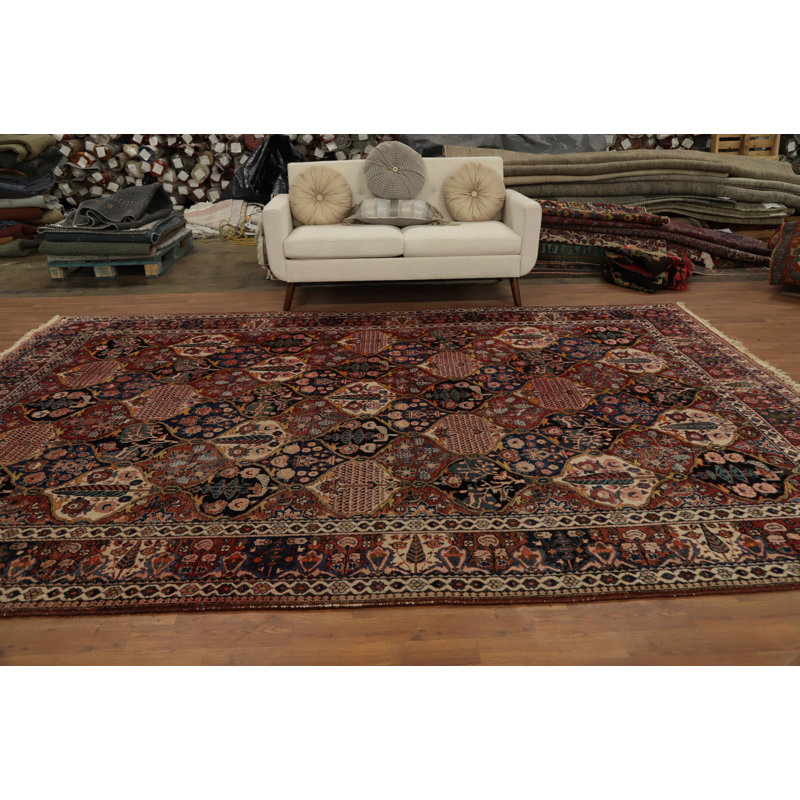 Tapis traditionnel en laine Garden Design 9 x 13